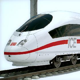 High Speed Train - ICE 3 Siemens Velaro with Interior